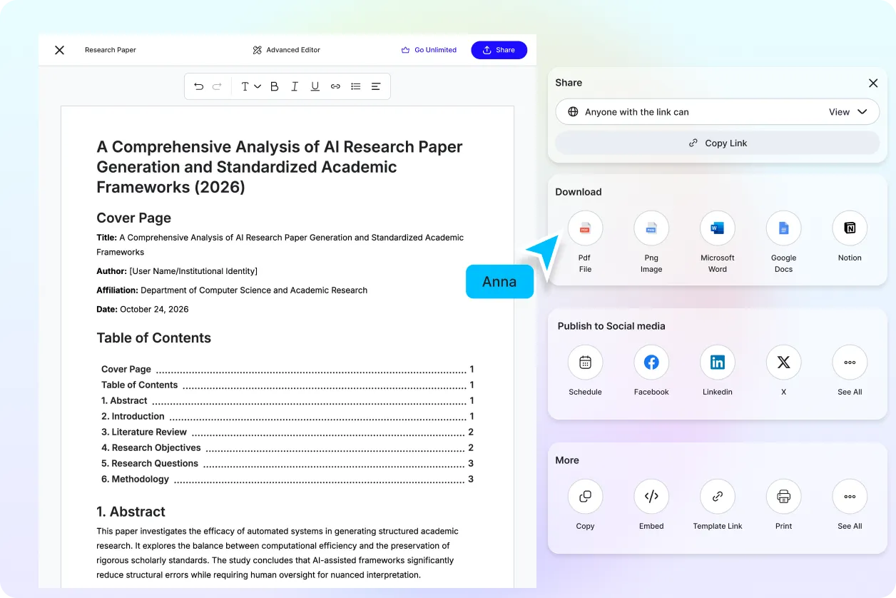 Free AI Research Paper Generator, Academic Paper Writer Online
